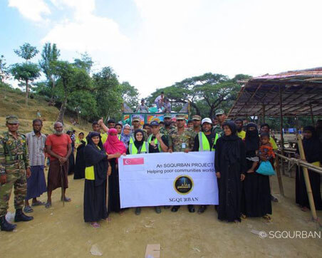 Policeman and wife mark birthday and anniversary by helping Rohingya refugees in Bangladesh